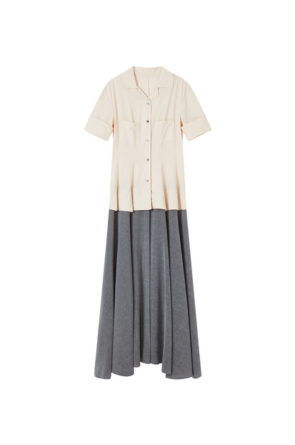 Two Piece Look Maxi Dress